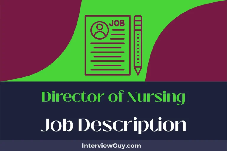 Director of Nursing Job Description [Updated for 2024]