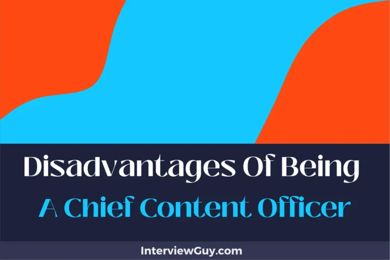 26 Disadvantages of Being a Chief Content Officer (Bitter Budget Battles)
