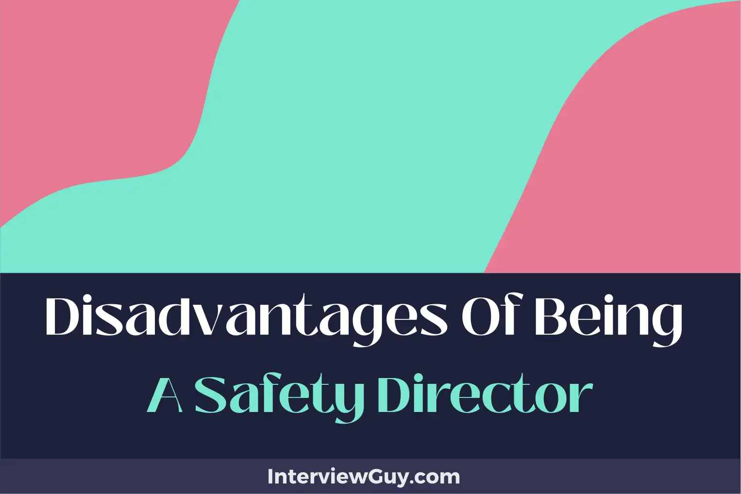 disadvantages of being a safety director