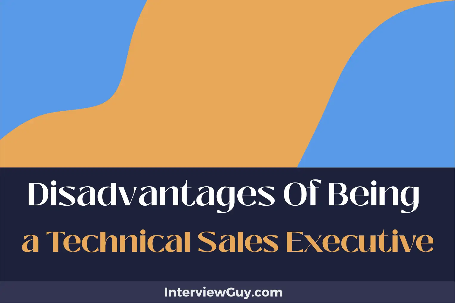 disadvantages of being a technical sales