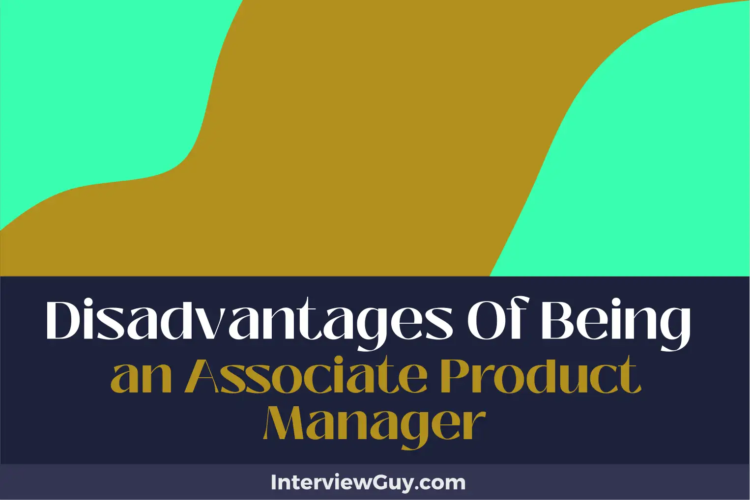 disadvantages of being an associate product manager
