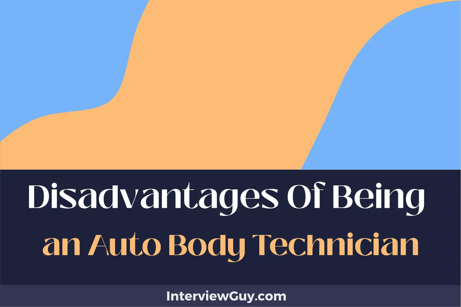 disadvantages of being an auto body technician