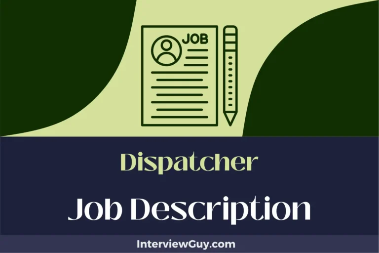 Dispatcher Job Description [Updated for 2024]