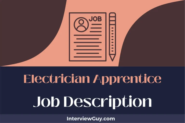 Electrician Apprentice Job Description [Updated for 2024]