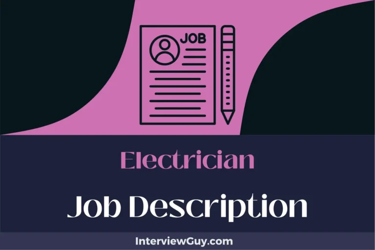 Electrician Job Description [Updated for 2024]