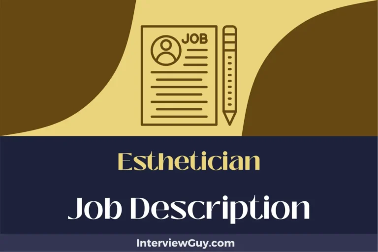 Esthetician Job Description [Updated for 2025]