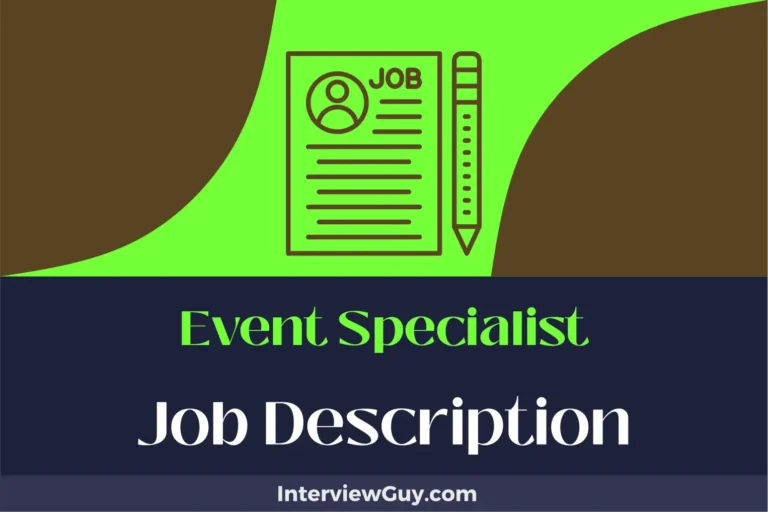 Event Specialist Job Description [Updated for 2024]