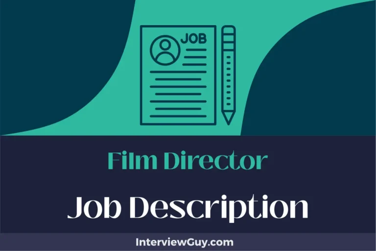 Film Director Job Description [Updated for 2024]