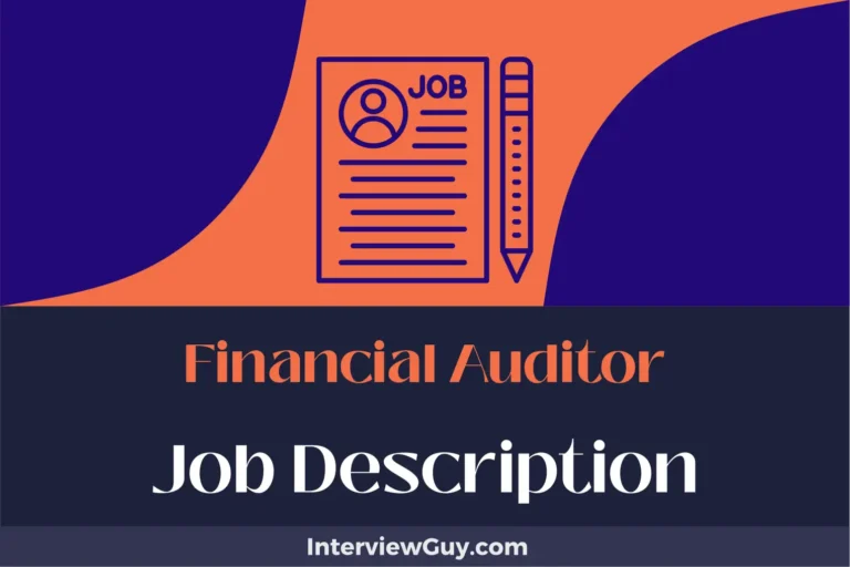 Financial Auditor Job Description [Updated for 2024]