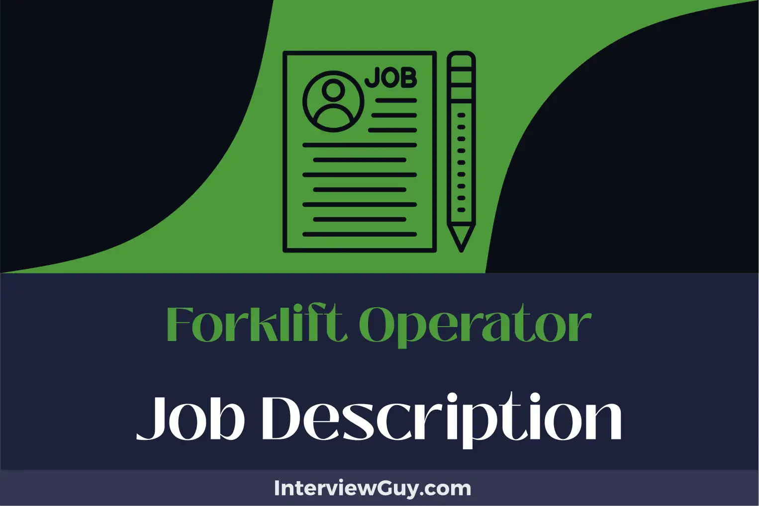 forklift operator job description