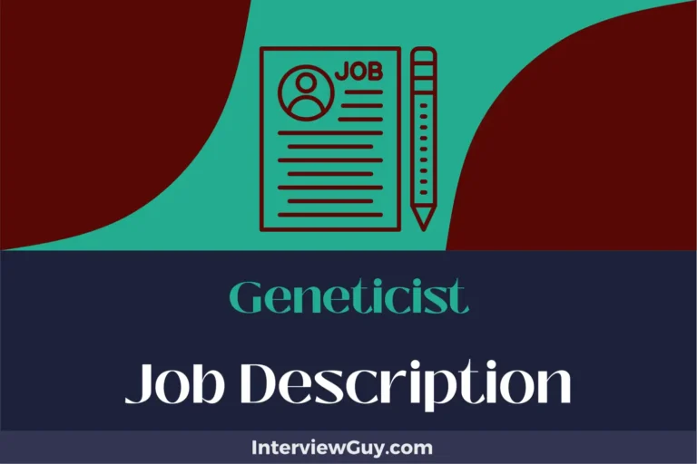 Geneticist Job Description [Updated for 2024]