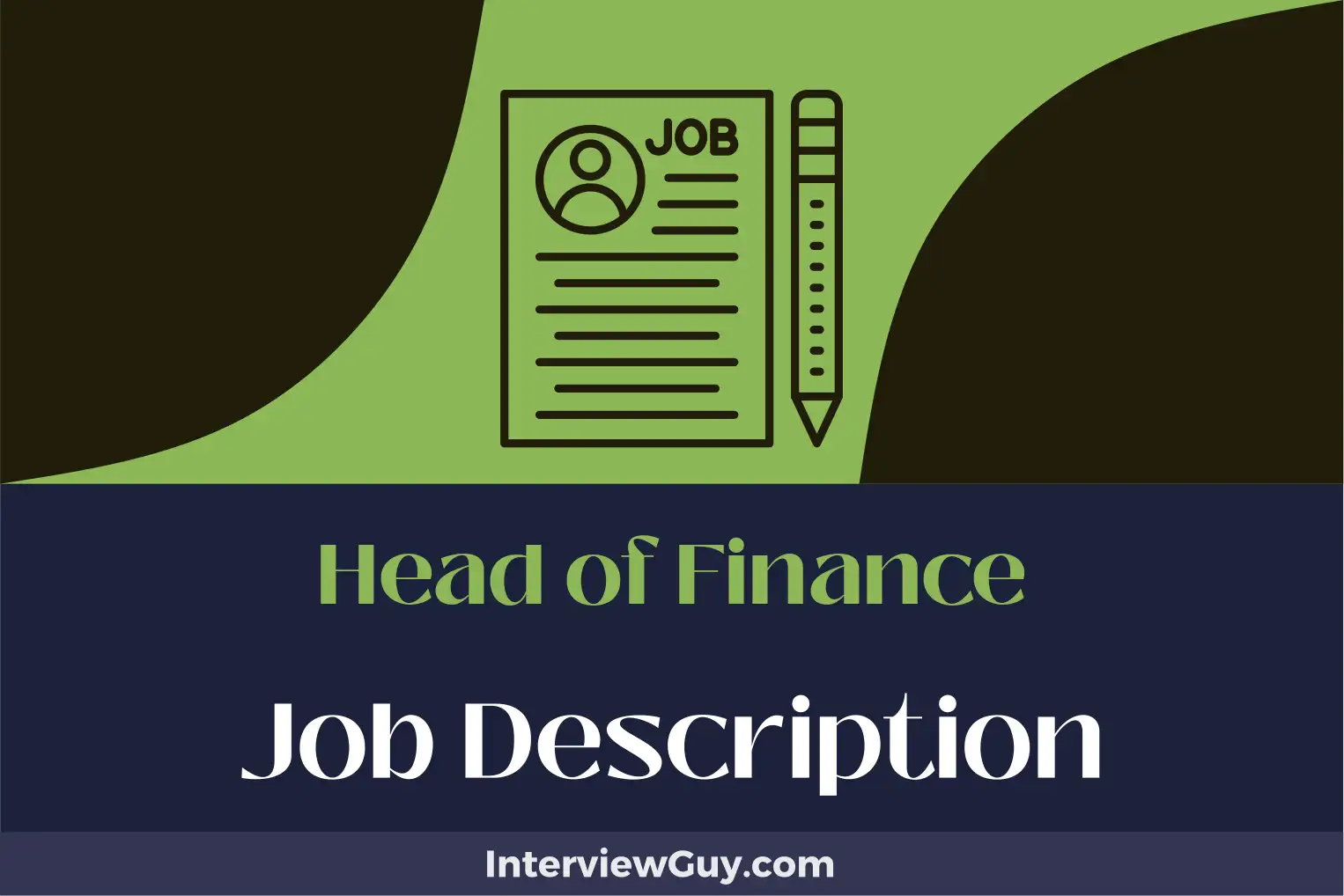head of finance job description