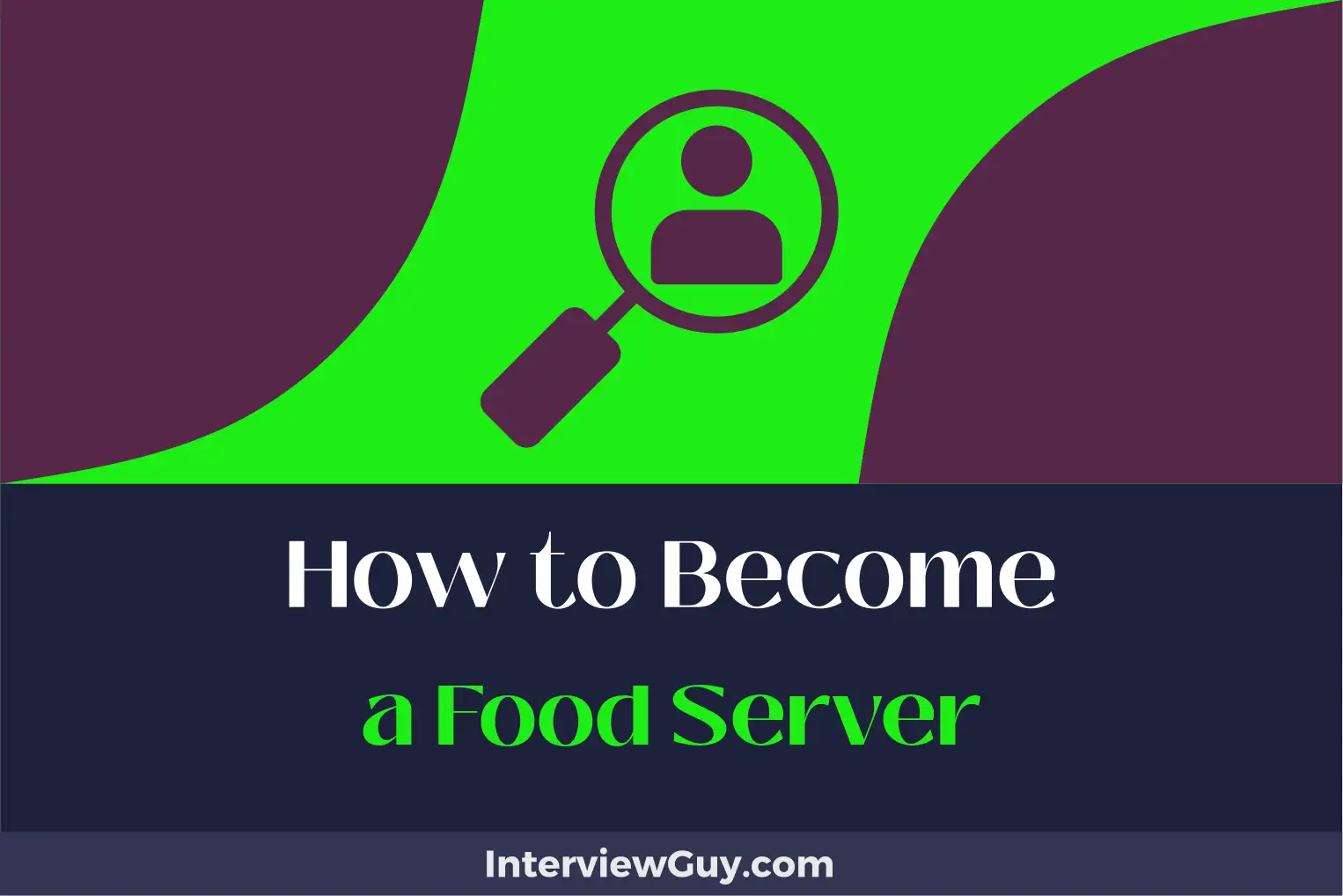 how to become a food server