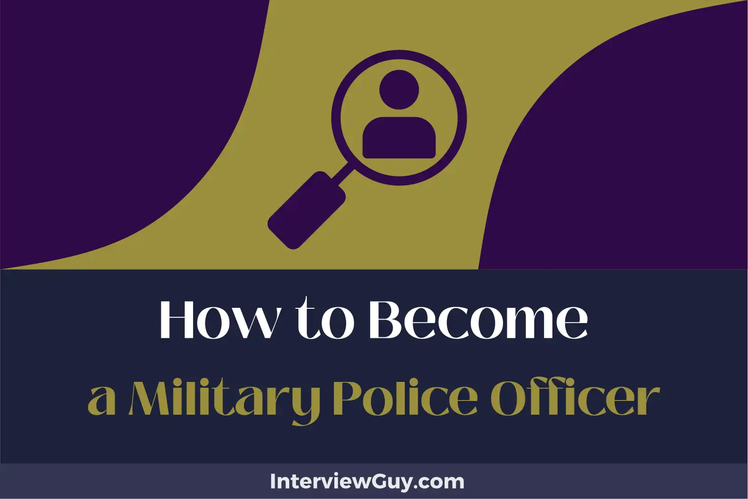 how to become a military police officer