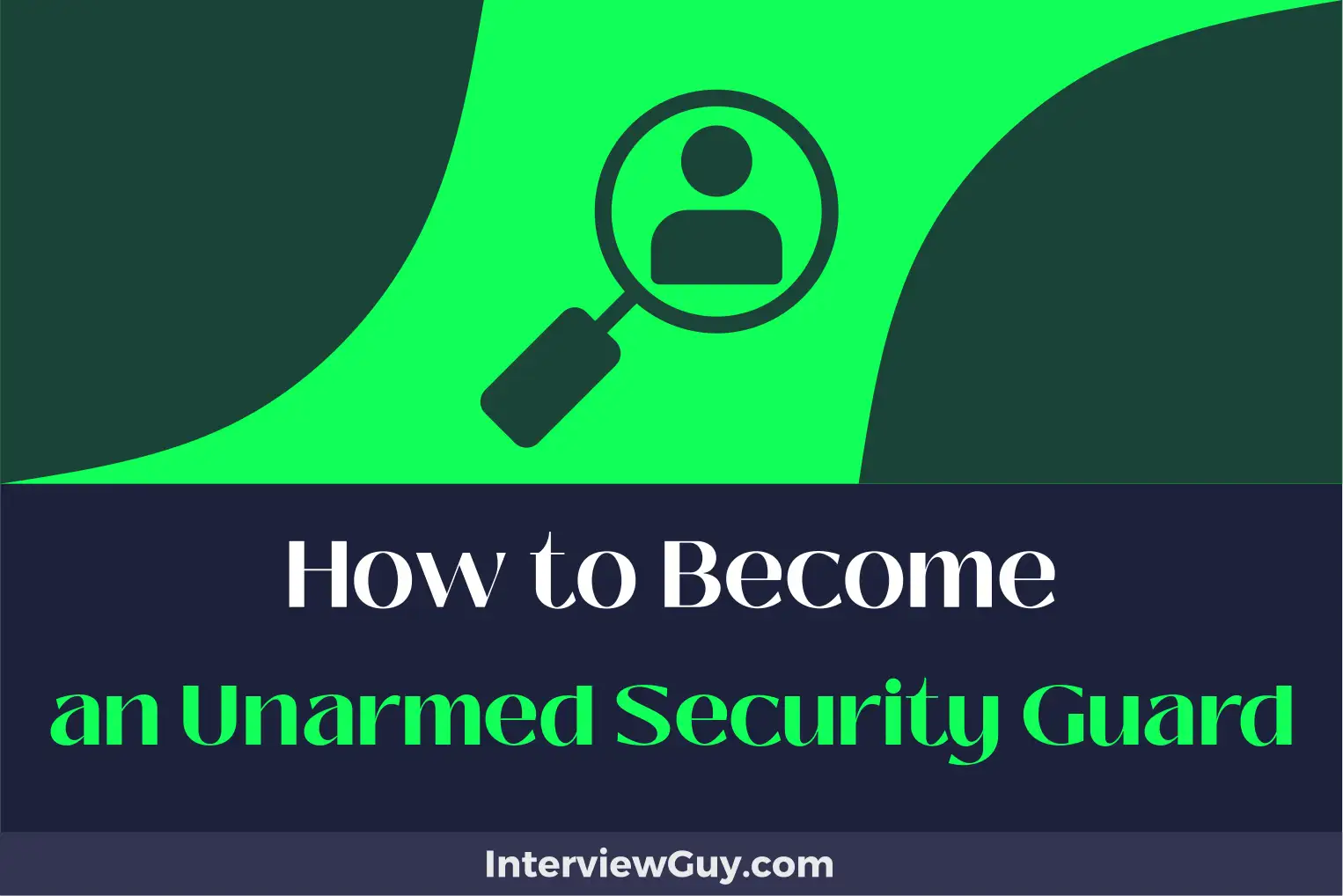 how to become an unarmed security guard