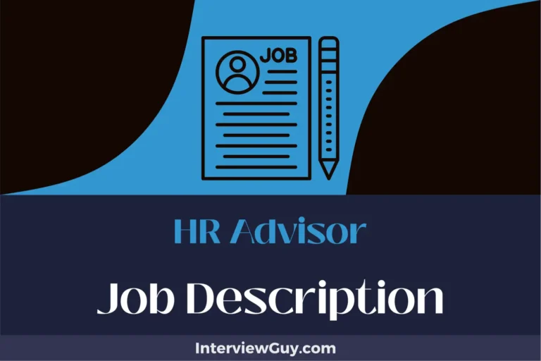 HR Advisor Job Description [Updated for 2024]