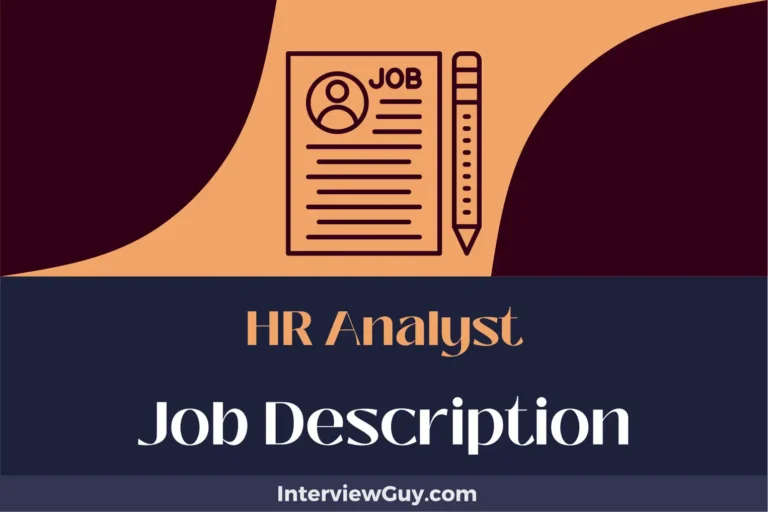 HR Analyst Job Description [Updated for 2024]