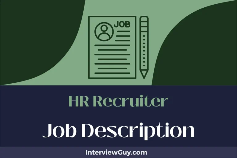 HR Recruiter Job Description [Updated for 2025]