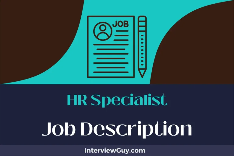 HR Specialist Job Description [Updated for 2024]