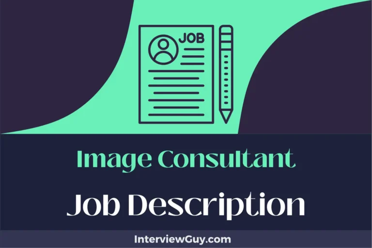 Image Consultant Job Description [Updated for 2024]
