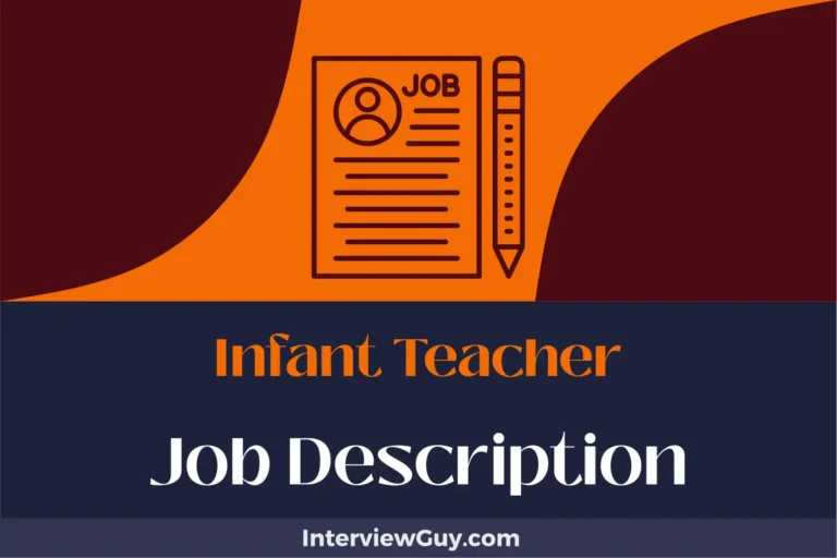 Infant Teacher Job Description [Updated for 2024]