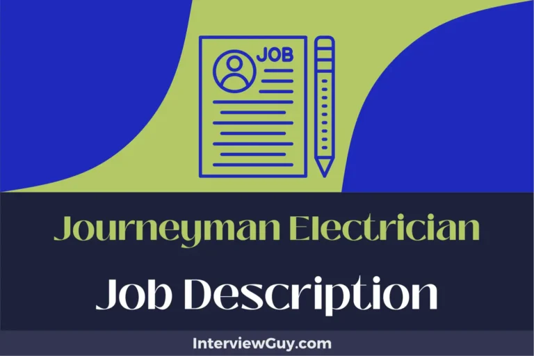 Journeyman Electrician Job Description [Updated for 2024]