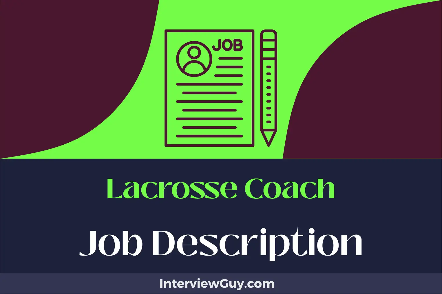 lacrosse coach job description