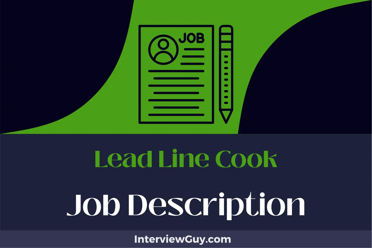 lead line cook job description