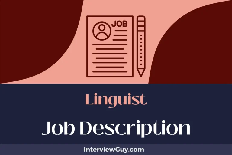 Linguist Job Description [Updated for 2024]