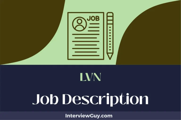 LVN Job Description [Updated for 2024]