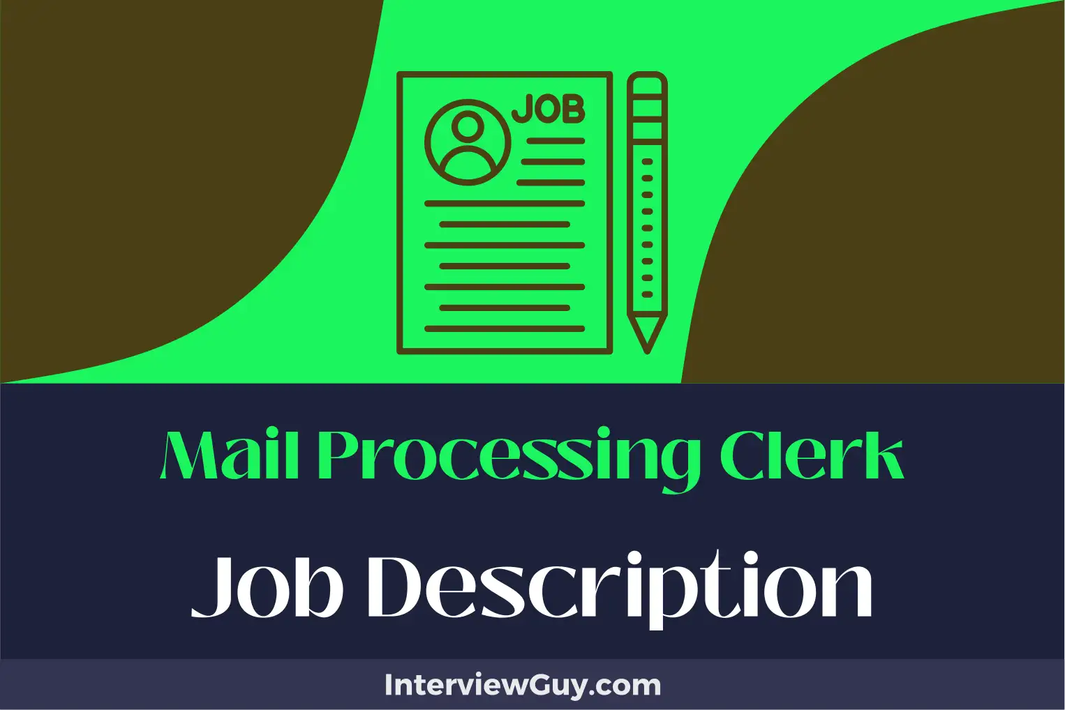 mail processing clerk job description