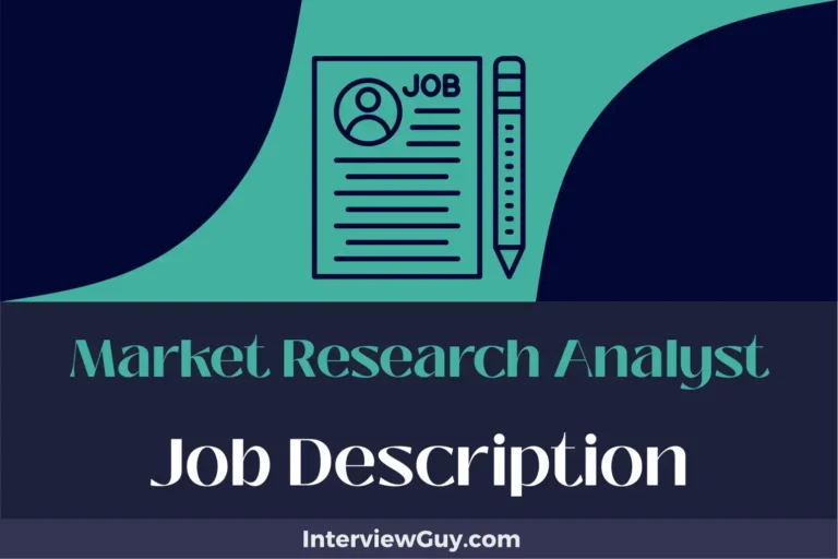 Market Research Analyst Job Description [Updated for 2024]