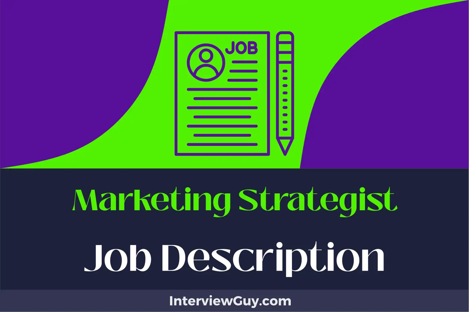 marketing strategist job description
