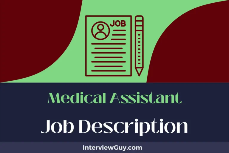 Medical Assistant Job Description [Updated for 2024]