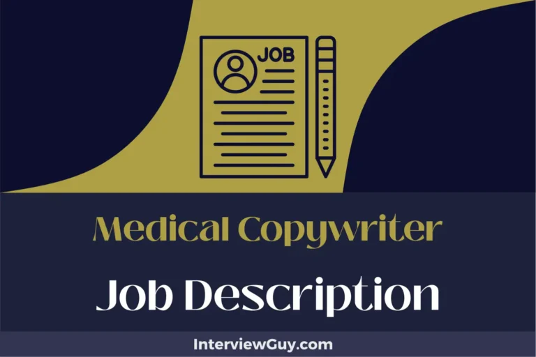 Medical Copywriter Job Description [Updated for 2025]