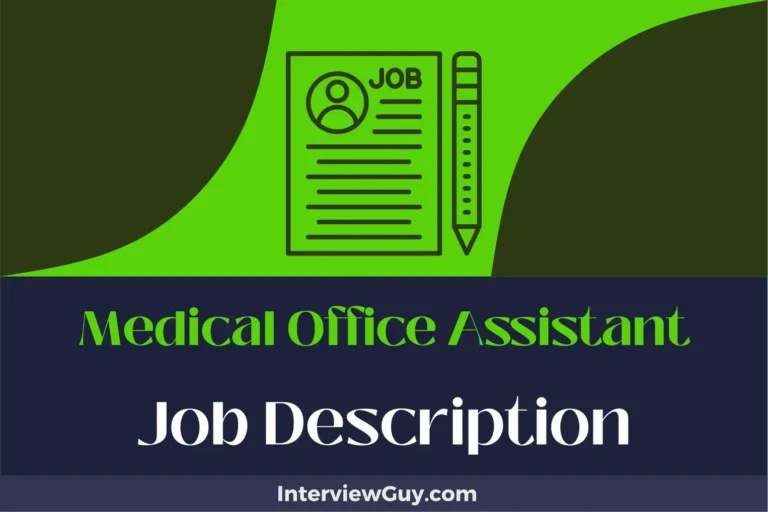 Medical Office Assistant Job Description [Updated for 2024]