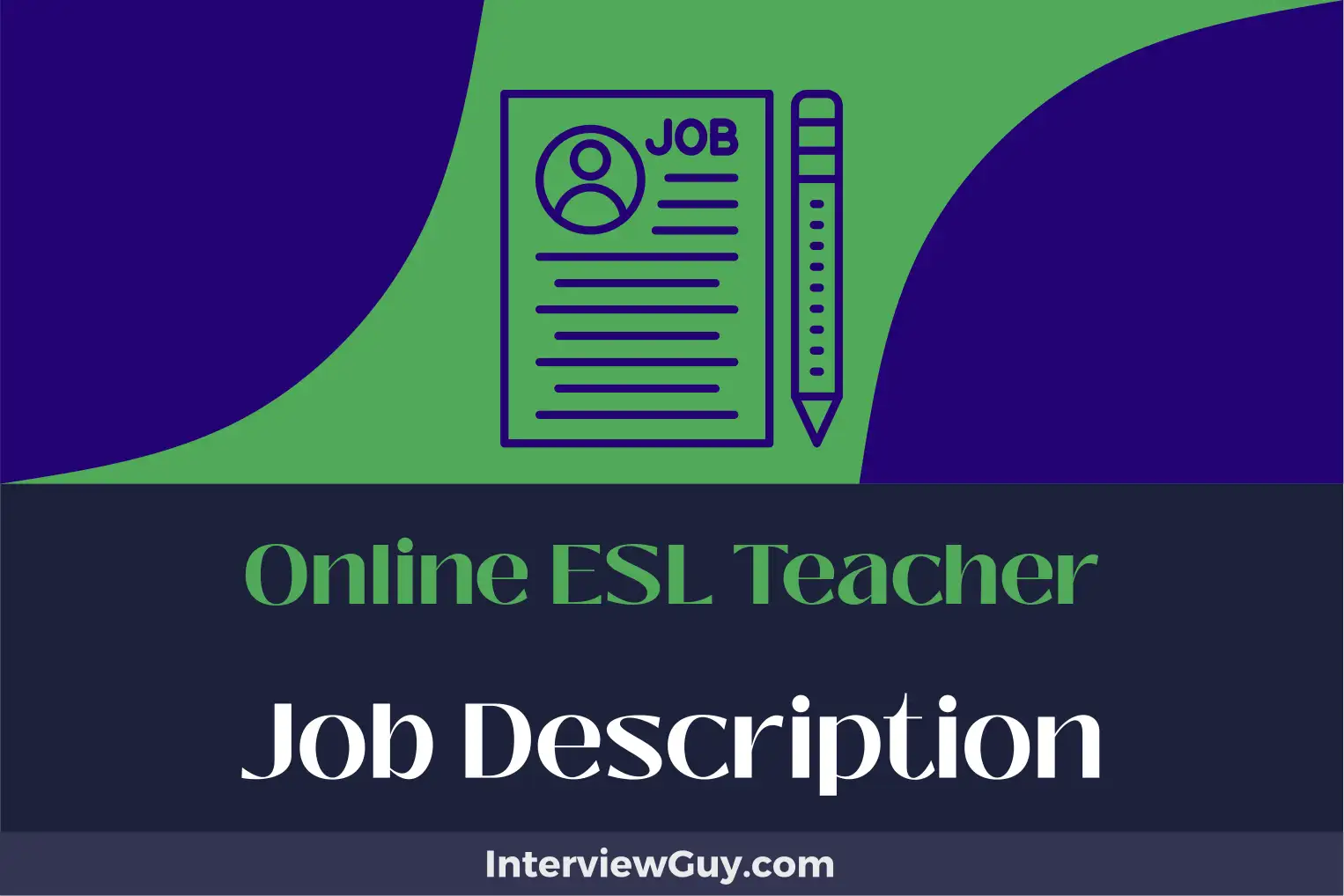 online esl teacher job description