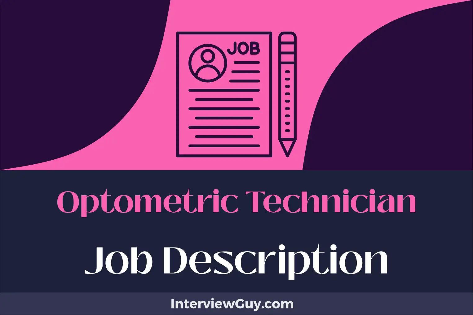 optometric technician job description
