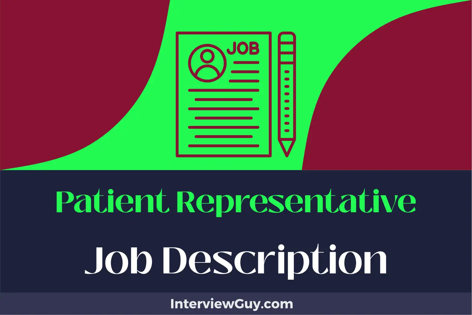 patient representative job description