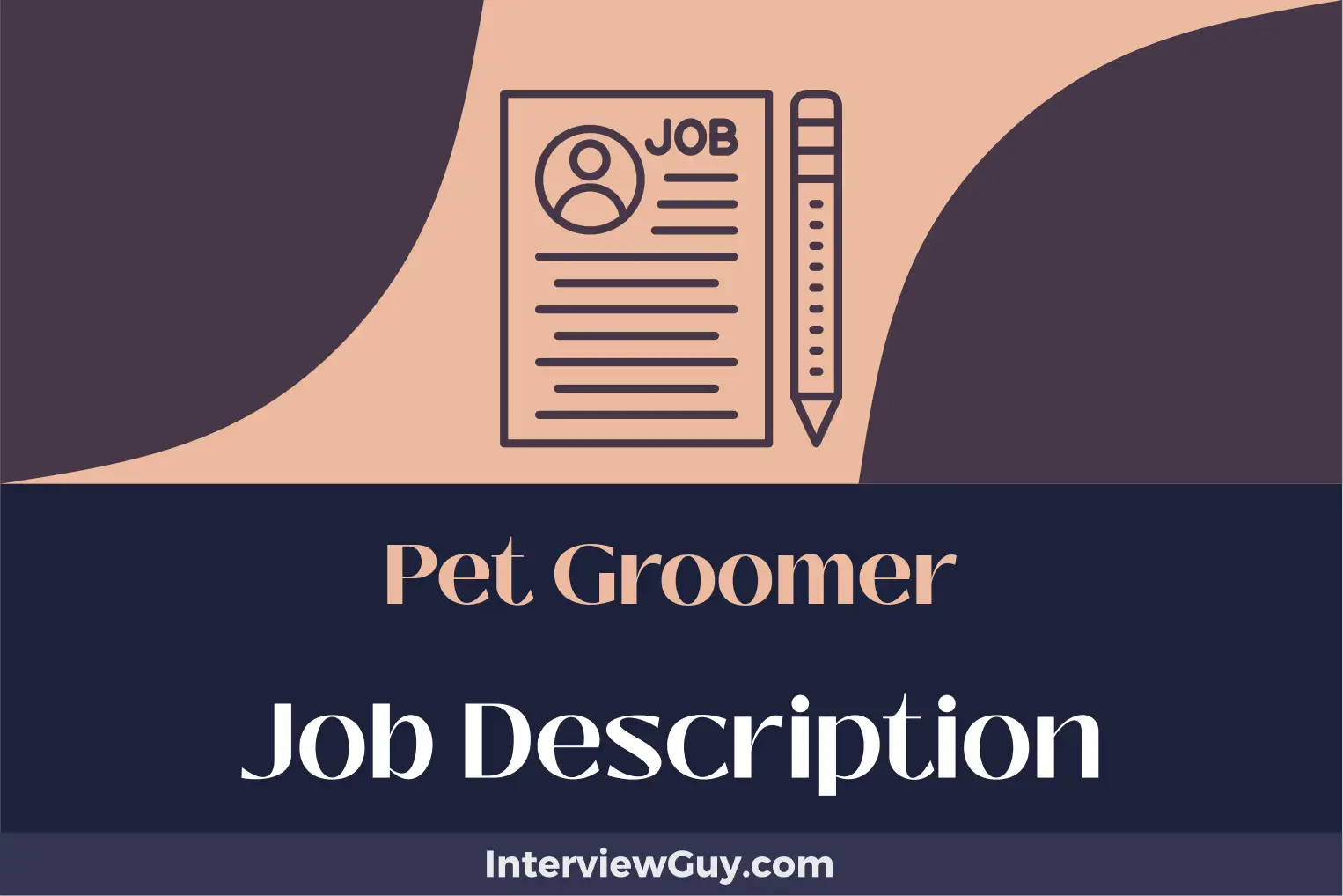 pet groomer job description