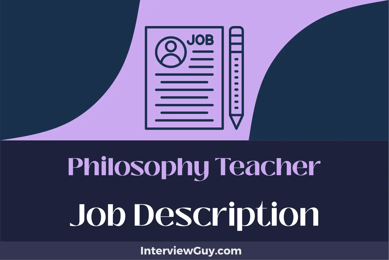 philosophy teacher job description