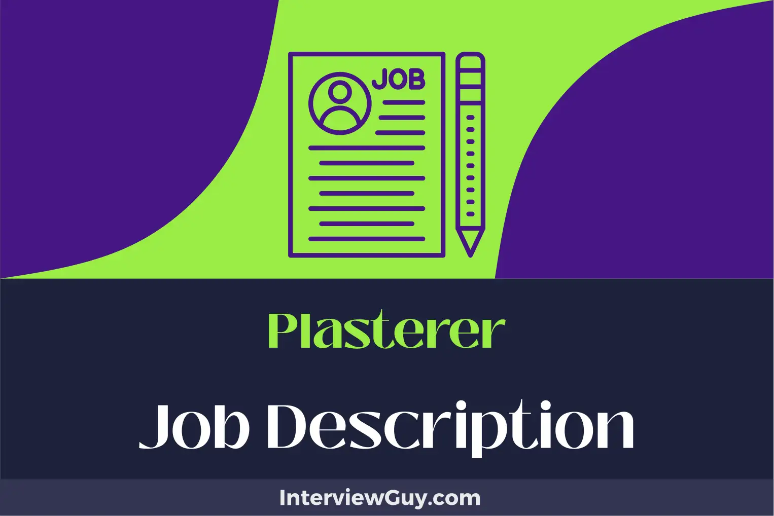 plasterer job description