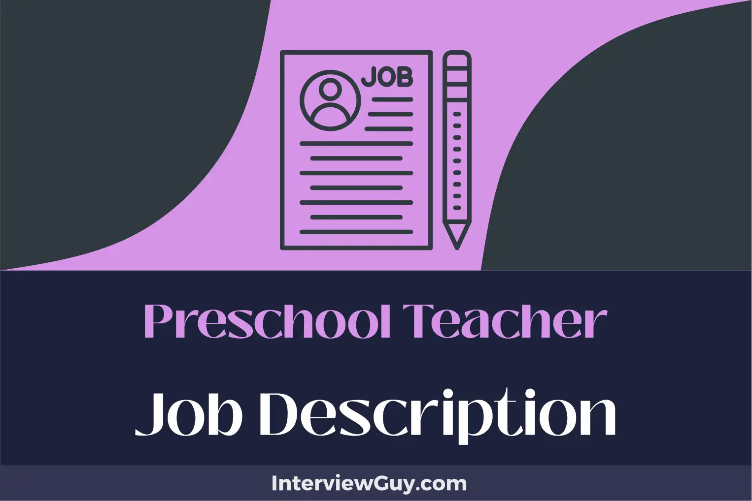 preschool teacher job description
