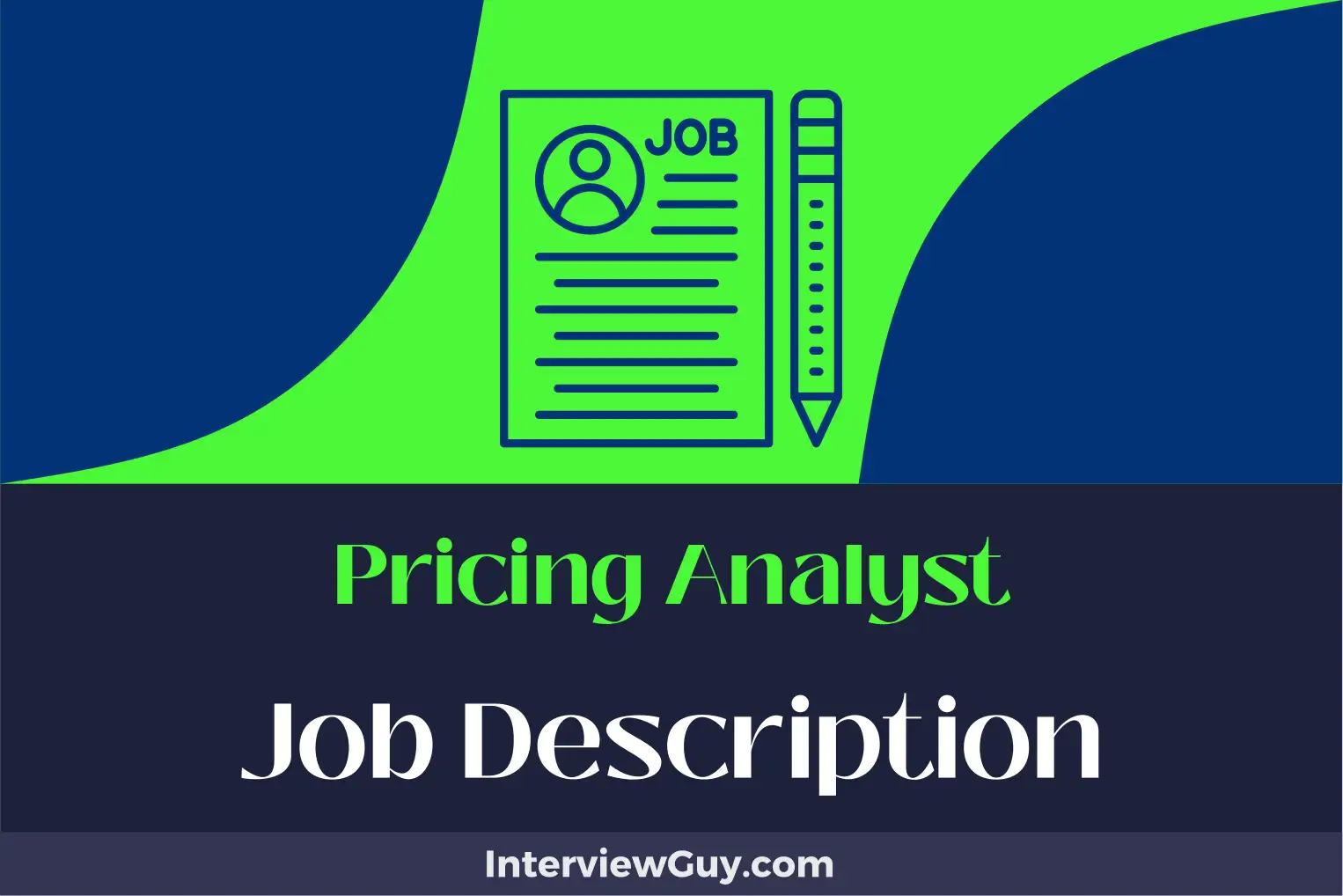 pricing analyst job description