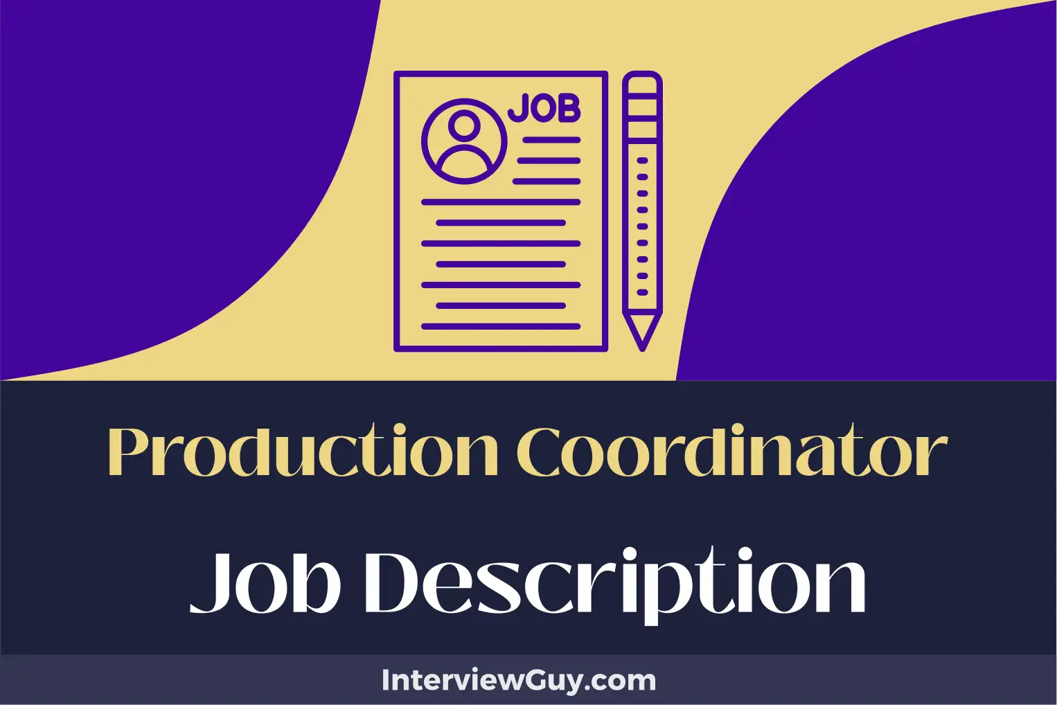production coordinator job description