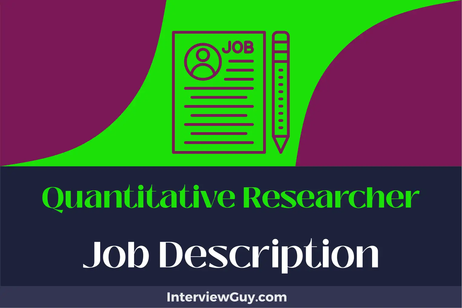 quantitative researcher job description