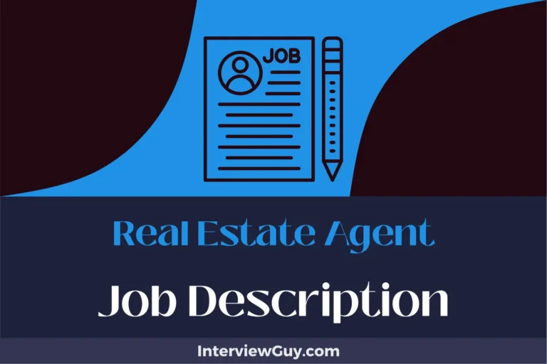 Real Estate Agent Job Description [Updated for 2024]