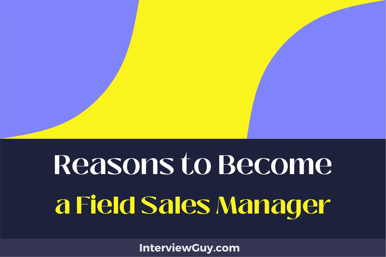 reasons to become a field sales manager