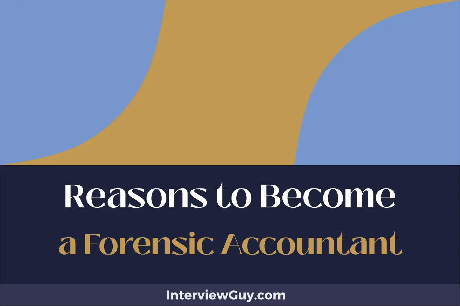 reasons to become a forensic accountant