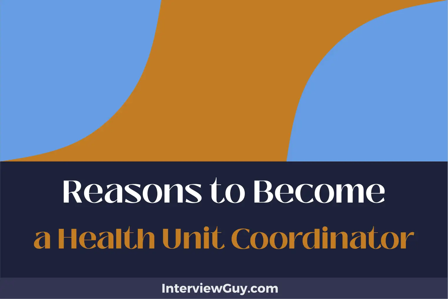 reasons to become a health unit coordinator